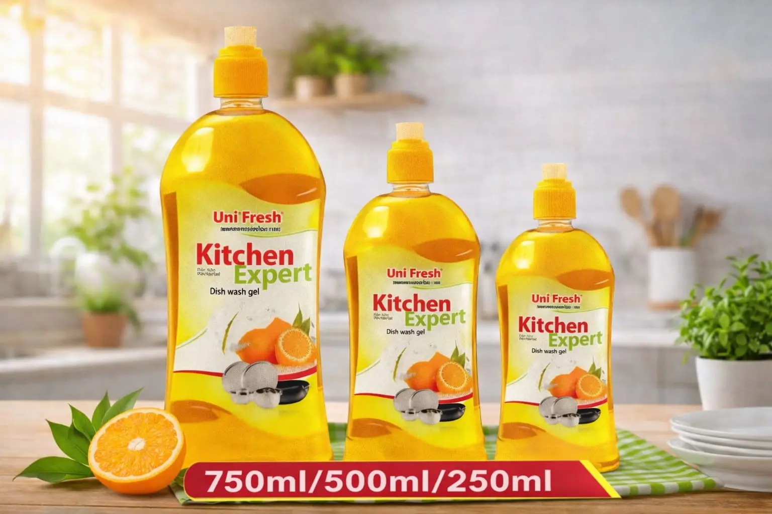 Uni Fresh Kitchen Expert Dish Wash Gel
